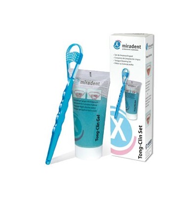 GRATTE LANGUE AVEC GEL MIRADENT®