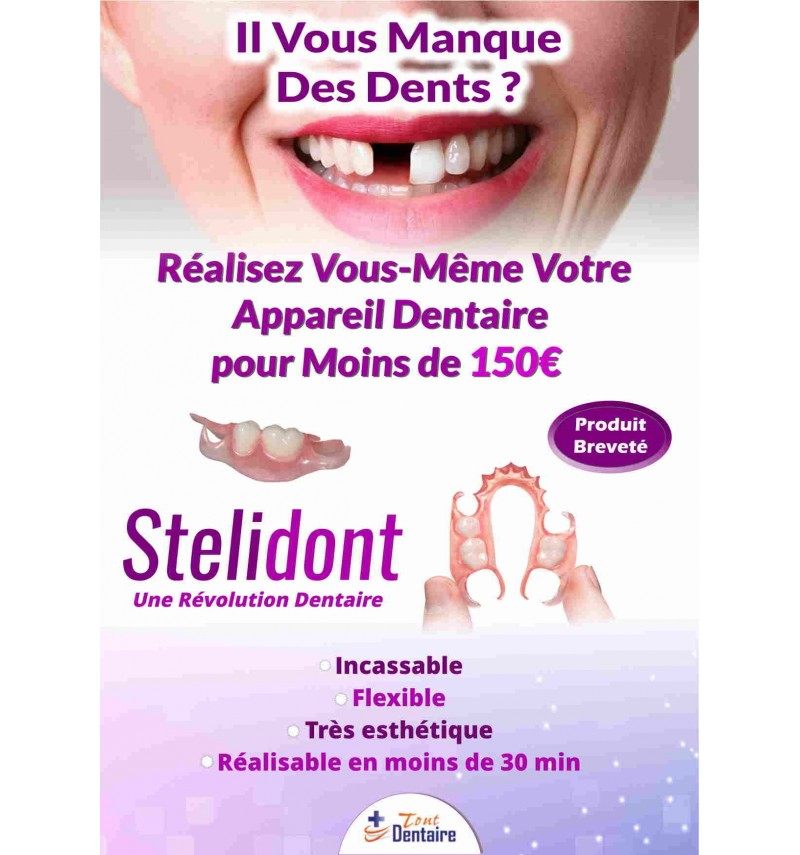 Urgence dentaire / Kit complet / Ciment dentaire Pansement dentaire..