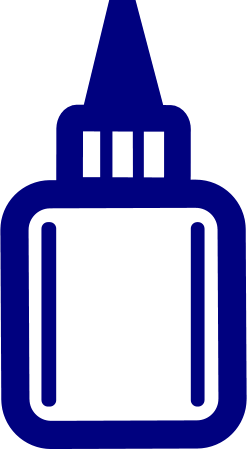 Colle, Fixation Dentaire