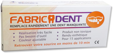 Combler rapidement un trou, ou reconstituer une dent avec FABRICADENT